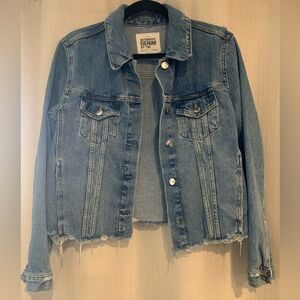 Zara Denim Blue Jacket by TNF